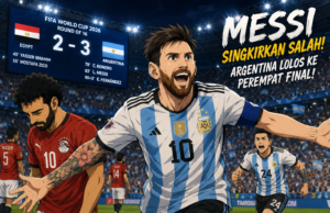 Messi Singkirkan Salah, Argentina ke Perempat Final