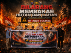 Cegah Kabut Asap, Ditbinmas Polda Kalteng Ajak Warga Stop Membakar Hutan dan Lahan Larangan Membakar Hutan