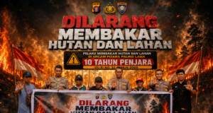 Cegah Kabut Asap, Ditbinmas Polda Kalteng Ajak Warga Stop Membakar Hutan dan Lahan Larangan Membakar Hutan