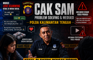 Kenal di TikTok, Mahasiswi Palangka Raya Jadi Korban Love Scamming Curhat Ke Cak Sam Polda Kalteng, Pelaku Minta Rp24 Juta dan Ancam Sebar Video VCS
