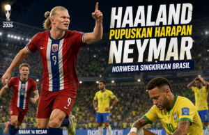 Haaland Pupuskan Harapan Neymar, Norwegia Singkirkan Brasil dari Piala Dunia 2026