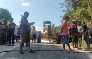 Box Culvert Roboh, Akses Jalan Kasongan-Kereng Pangi Putus Total