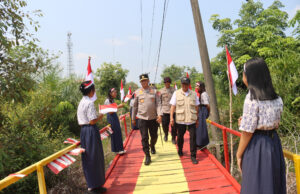 Polda Kalteng Bangun 4 Jembatan Merah Putih Presisi, Pangkas Jarak Tempuh Warga JEMBATAN