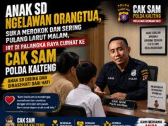 Anak SD di Palangka Raya Nekat Lawan Orang Tua, Merokok hingga Sering Pulang Larut Malam, Sang Ibu Curhat ke Cak Sam Polda Kalteng MEDIASI CAK SAM