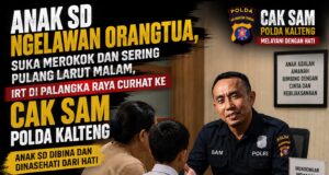 Anak SD di Palangka Raya Nekat Lawan Orang Tua, Merokok hingga Sering Pulang Larut Malam, Sang Ibu Curhat ke Cak Sam Polda Kalteng MEDIASI CAK SAM