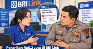 Penarikan Rp5,2 Juta di BRI Link Belum Masuk Saldo, Karyawati Mengadu ke Cak Sam Polda Kalteng Mediasi transaksi penarikan Rp5,2 juta BRI Link di Palangka Raya