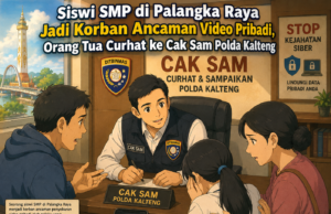 Siswi SMP di Palangka Raya Sering VCS Dengan Pacar Daringnya Lalu Diancam Video Syurnya Disebarkan, Orang Tua Curhat ke Cak Sam Polda Kalteng