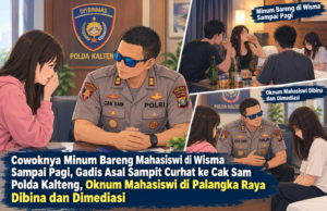 Cowoknya Minum Bareng Mahasiswi di Wisma Sampai Pagi, Gadis Asal Sampit Curhat ke Cak Sam Polda Kalteng, Oknum Mahasiswi di Palangka Raya Dibina Dan Dimediasi Ilustrasi