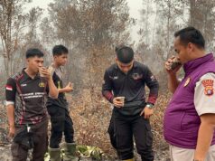 Cangkir Kopi dan Pendampingan Psikologis Untuk Pejuang Karhutla Dari Polda Kalteng