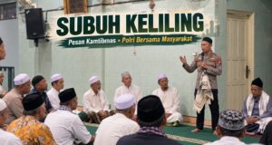 Subuh Keliling Ditbinmas Polda Kalteng di Masjid Hidayaturrahman Palangka Raya, Perkuat Kedekatan Polri Dengan Masyarakat