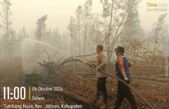 3 Tugas Mulia Ditbinmas Polda Kalteng Lindungi Masyarakat Dari Karhutla, Padamkan Api, Sosialisasi Dan Bagi Masker